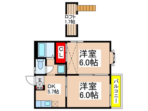 ファ－ストレジデンス新検見川の物件間取画像